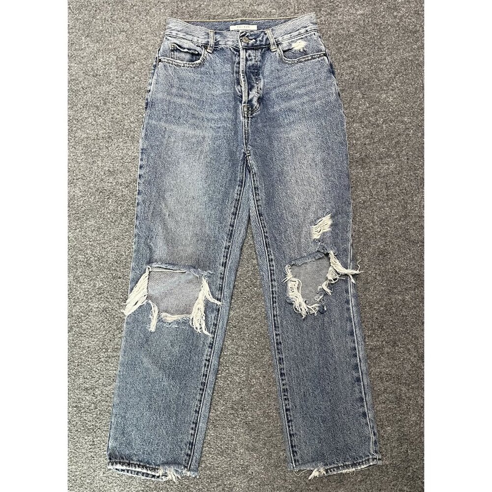 PacSun High Rise Distressed Blue Jeans